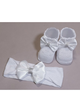 BABBUCCE E FASCIA COTONE