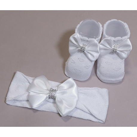 BABBUCCE E FASCIA COTONE