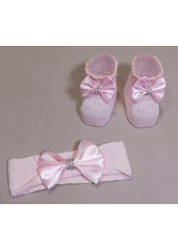 BABBUCCE E FASCIA COTONE