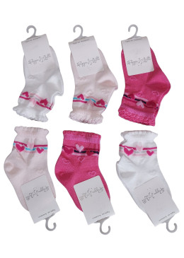 6 CALZINI CORTI IN COTONE