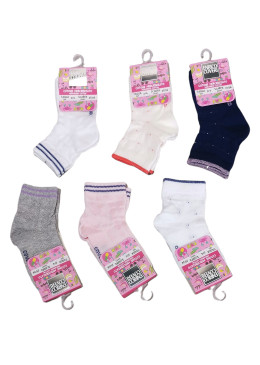 6 CALZINI CORTI IN COTONE