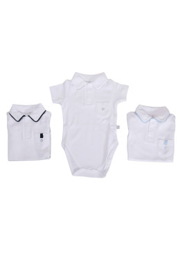 BODY COLLO POLO 3PZ IN COTONE