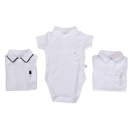 BODY COLLO POLO 3PZ IN COTONE