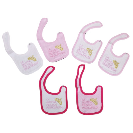 BAVETTA IN JAQUARD CON CLIPS PZ.6