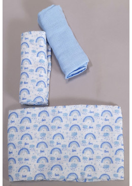 3 PANNETTI STAMPATI 70X70