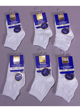 6 CALZINI CORTI IN COTONE