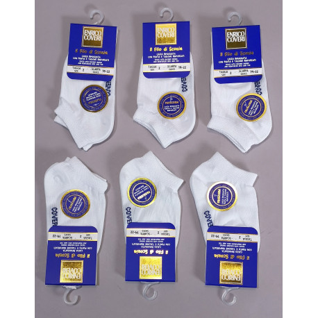 CALZE SNEAKER COTONE PZ.6