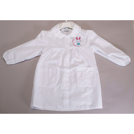 GREMBIULE ASILO MERLETTO F 40-65