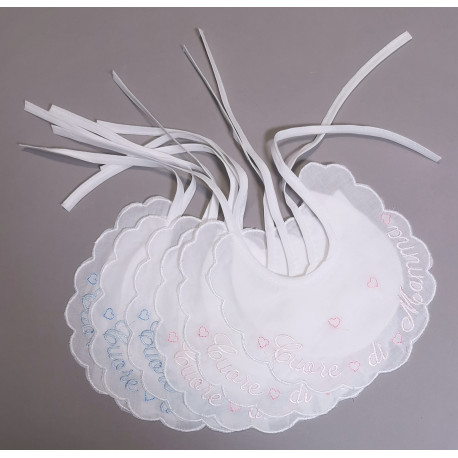 6PZ BAVETTA IN BATISTA 'GIOIA DI MAMMA'