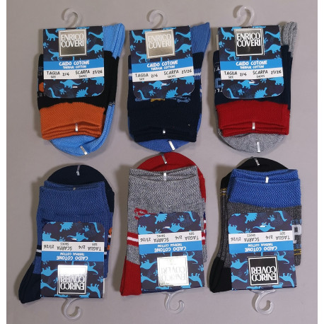 CALZE BIMBO CORTO CALDO COTONE 6PZ