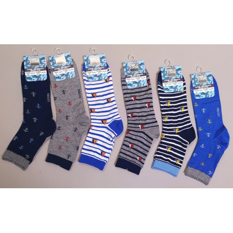 6PZ CALZINI COTONE