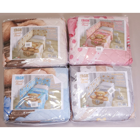 TRAPUNTINO LETTINO CON PARACOLPI