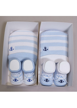 SCARPINA E BERRETTO COTONE