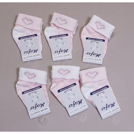 6PZ CALZA CORTA COTONE