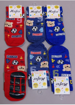 6PZ CALZA ANTISCIVOLO COTONE