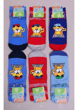 6PZ CALZA ANTISCIVOLO COTONE