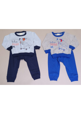 PIGIAMA LUNGO COTONE