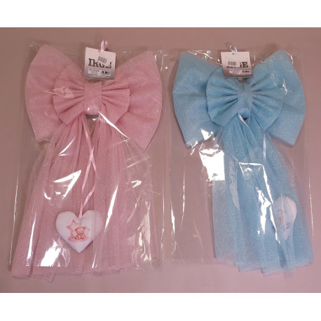 FIOCCO NASCITA GRANDE TULLE