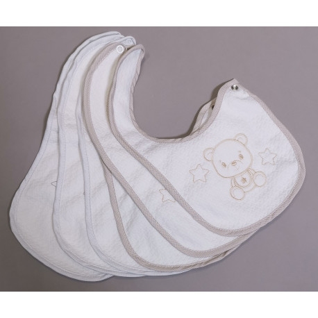 6PZ BAVETTE IN JAQUARD CON CLIPS