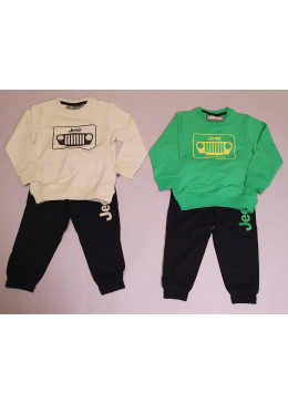 COMPLETO FELPA COTONE 3-7