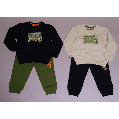 COMPLETO FELPA COTONE 3-7