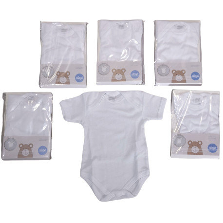 BODY B/CO M/M PC 6 COTONE BIANCO