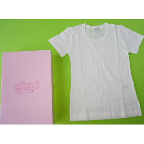 MAGLIA COTONE M/M PC 3 BIANCO F. 6/10A