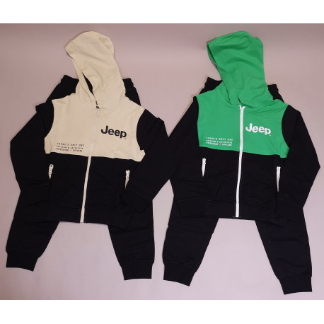 TUTA FELPA COTONE APERTA 8-16