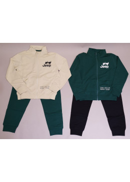 TUTA FELPA COTONE APERTA 8-16