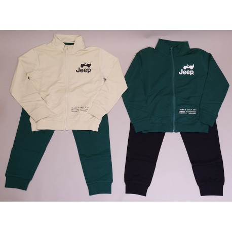 TUTA FELPA COTONE APERTA 8-16