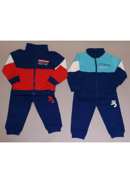 TUTA FELPA COTONE APERTA 3-7