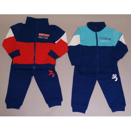 TUTA FELPA COTONE APERTA 3-7