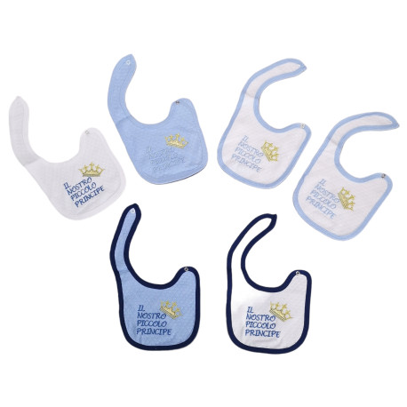 BAVETTA IN JAQUARD CON CLIPS PZ.6