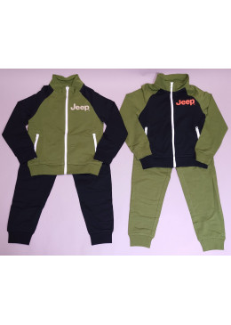 TUTA FELPA COTONE APERTA 8-16