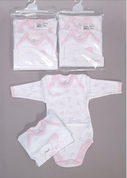 BODY CALDO COTONE MANICA LUNGA PZ.6