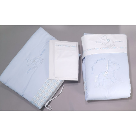 COORDINATO LETTINO SFODERABILE 5PZ