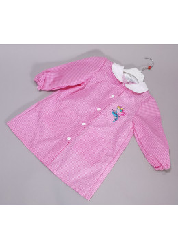 GREMBIULE ASILO Q.ROSA COLLO LISCIO F.