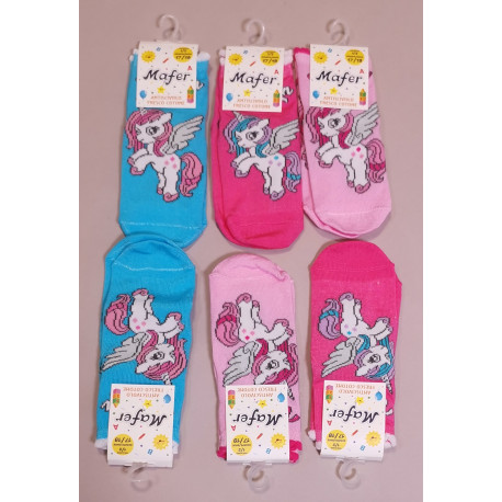 6PZ CALZE ANTISCIVOLO COTONE