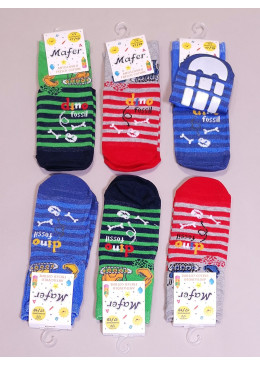 6PZ CALZE ANTISCIVOLO COTONE