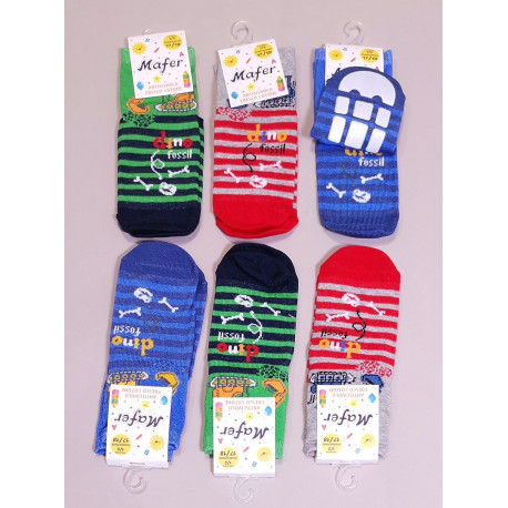 6PZ CALZE ANTISCIVOLO COTONE