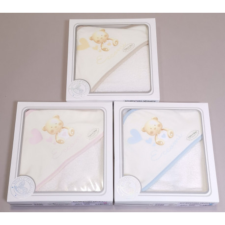 ACCAPPATOIO SPUGNA CON CAPPUCCIO IN SETA