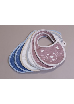 6PZ BAVETTA IN JAQUARD CLIPS