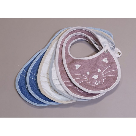 6PZ BAVETTA IN JAQUARD CLIPS