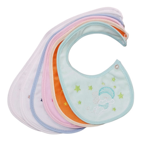 6 BAVETTE IN CINIGLIA C/STRAPPO